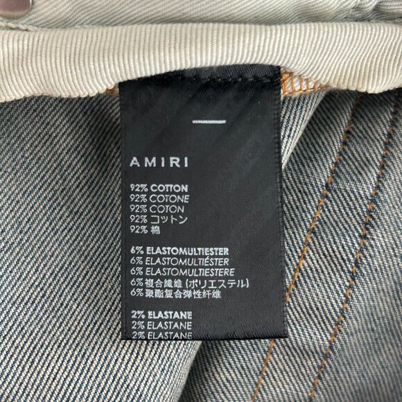 Amiri Clay Indigo Thrasher Plus Jeans - Picture 4 of 4